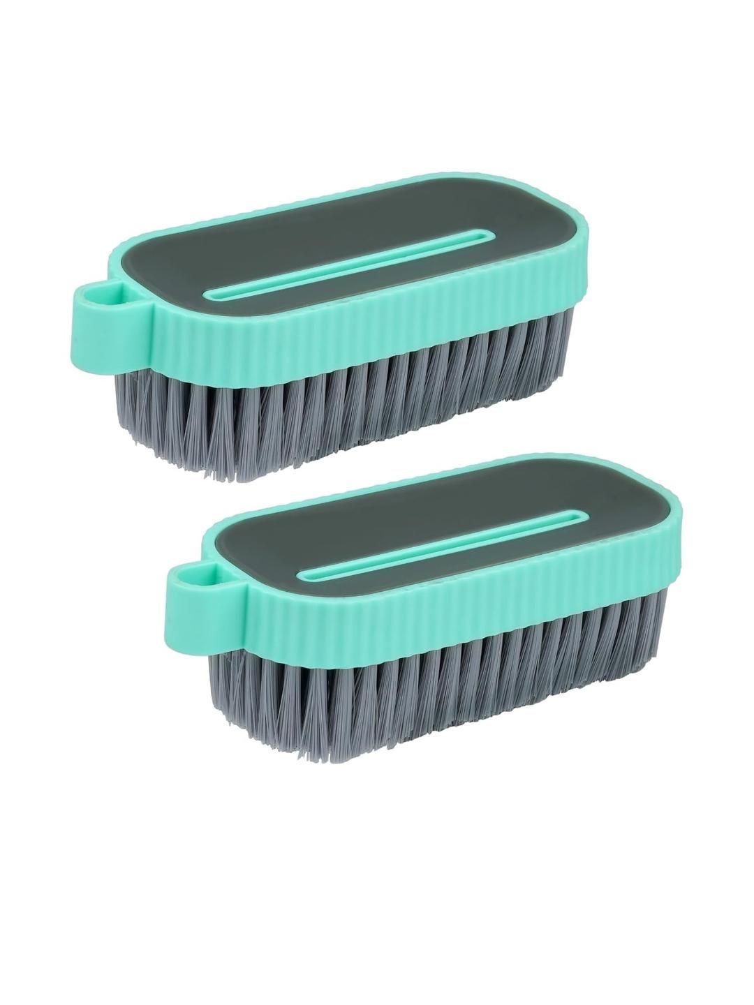 ARPANA BRIGHT Sea Green 2 piece Solid Plastic Bath Accessories Set-picture-38