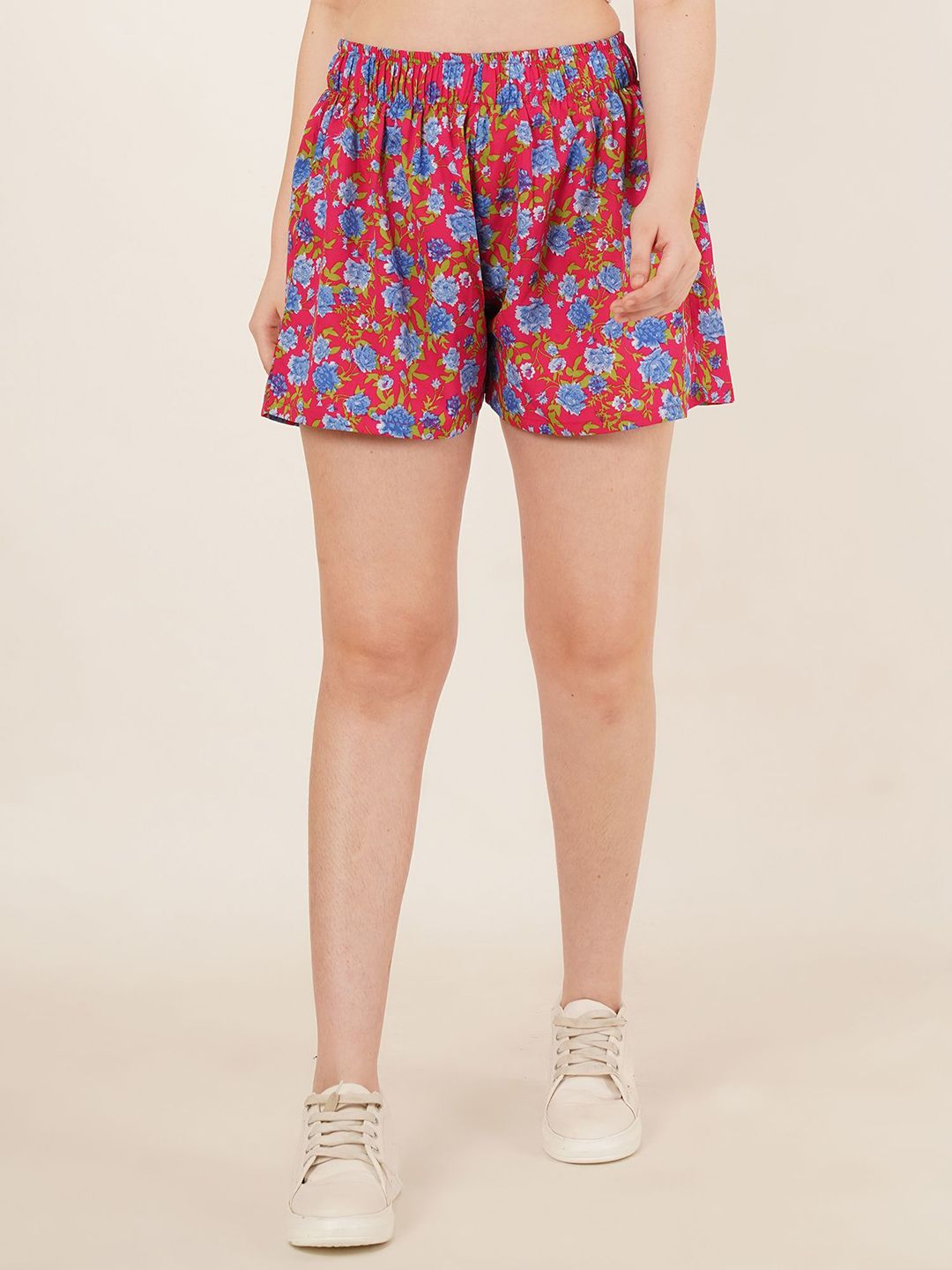 Kasendra Women Printed High-Rise Shorts-image-39