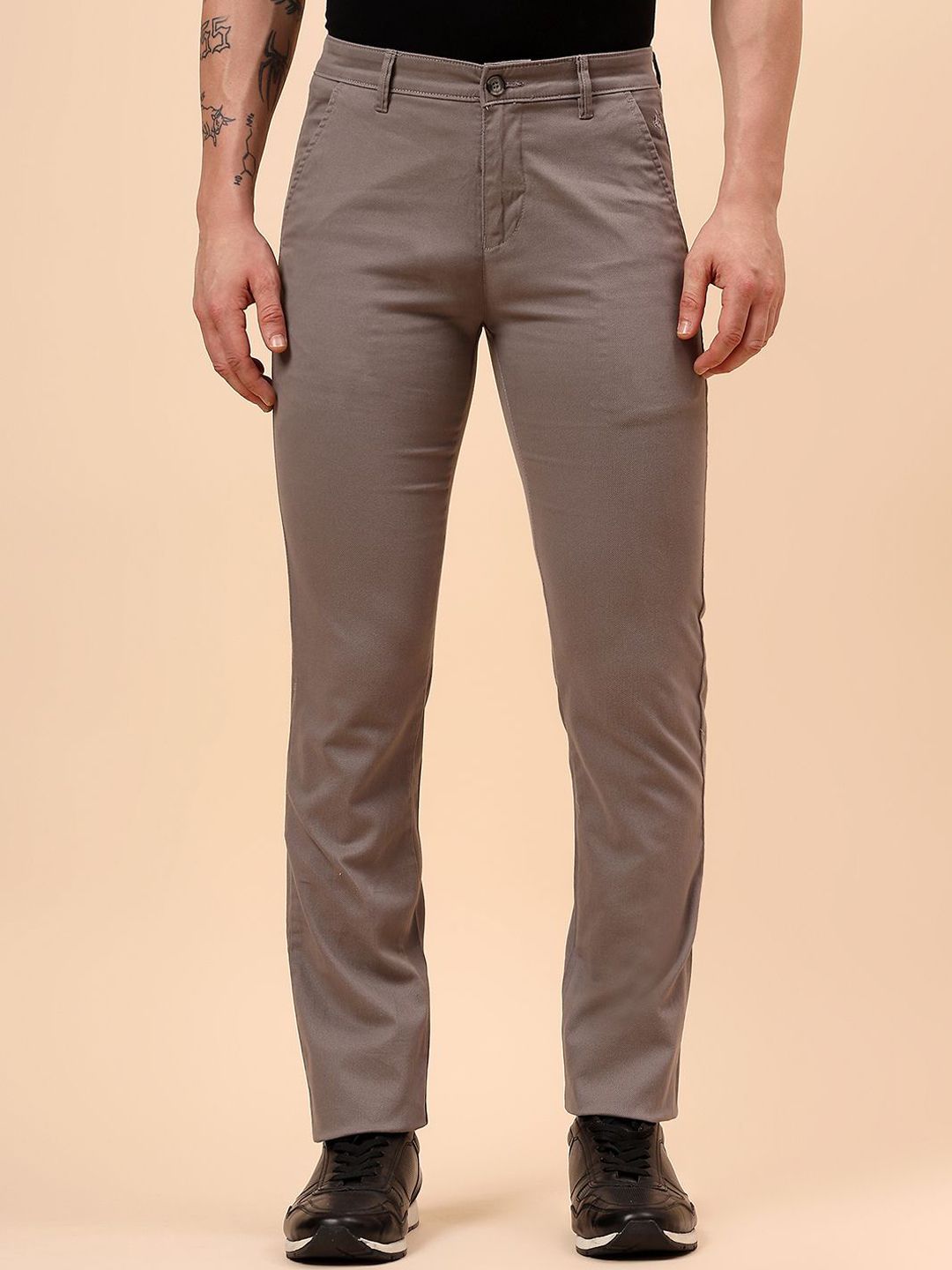 Cantabil Men Comfort Regular Fit Mid-Rise Trouser-picture-47