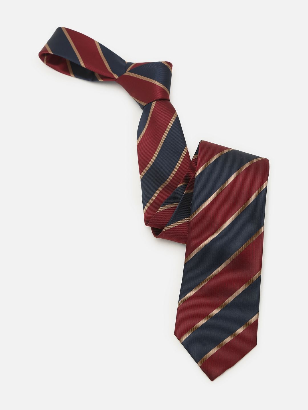 Louis Philippe Men Striped Broad Tie-picture-36