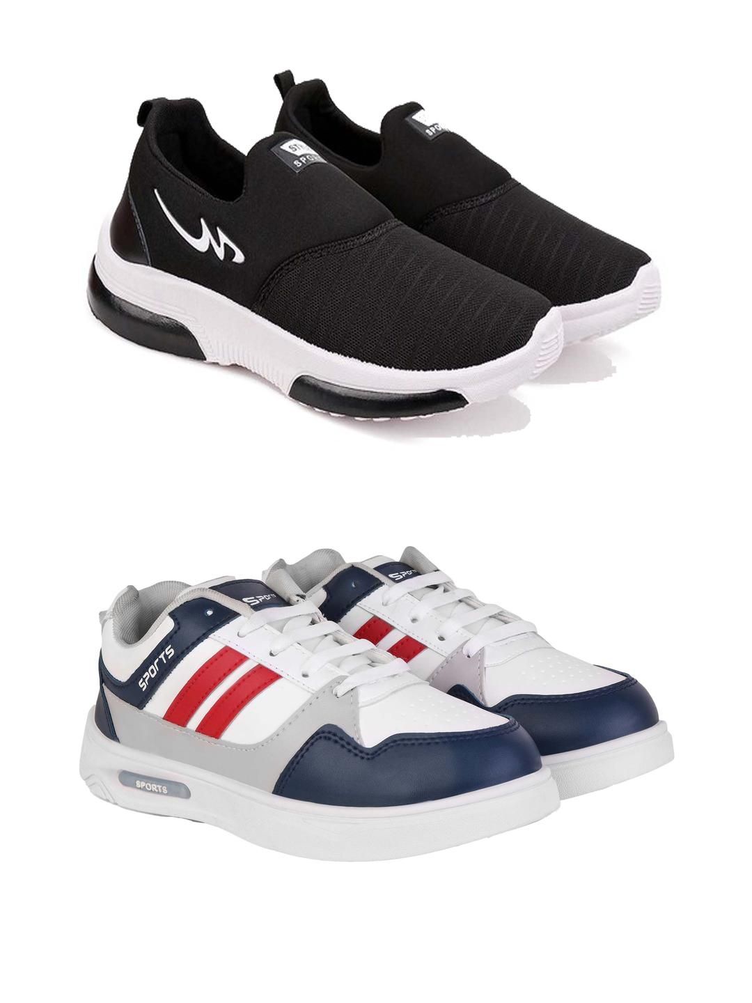 DRACKFOOT Men Set of 2 Running Non-Marking Shoes-picture-21