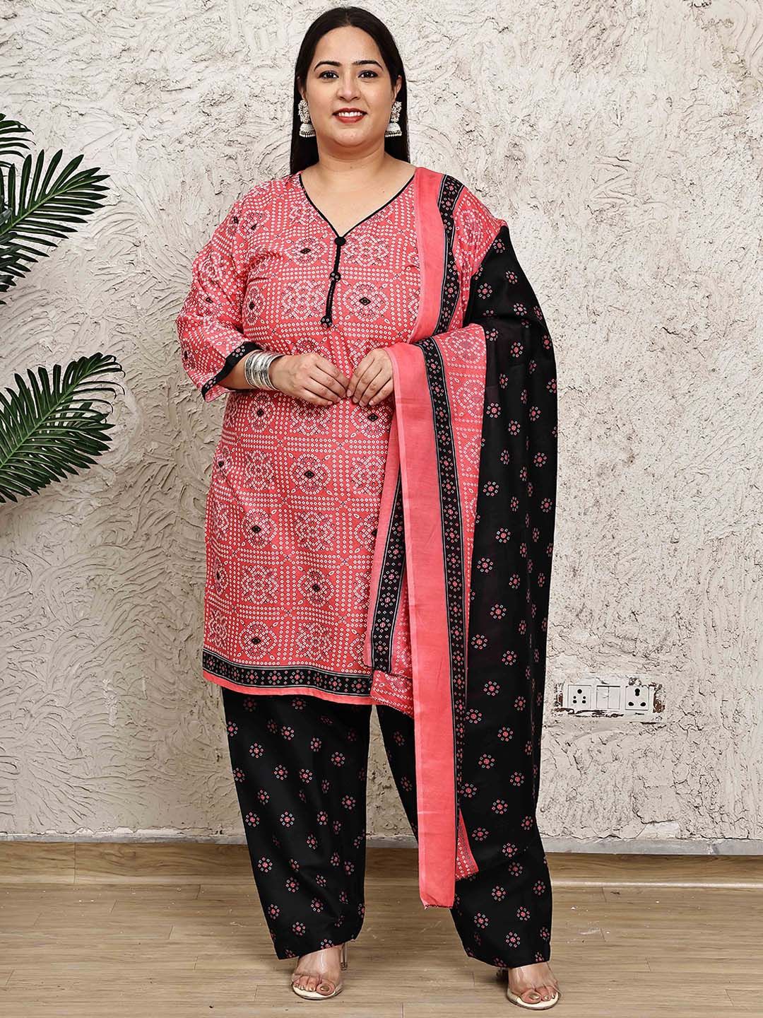 Roly Poly Floral Printed Regular Kurti With Salwar & Dupatta