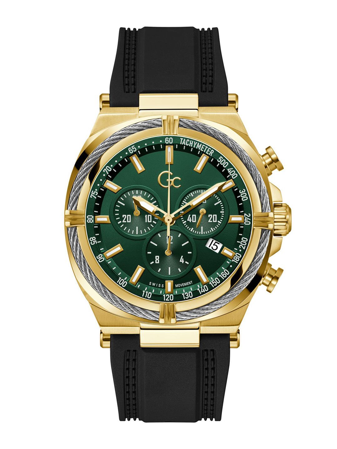 GC Guess Collection Ironclass Men Dial & Textured Straps Analogue Watch Z32006G9-picture-52