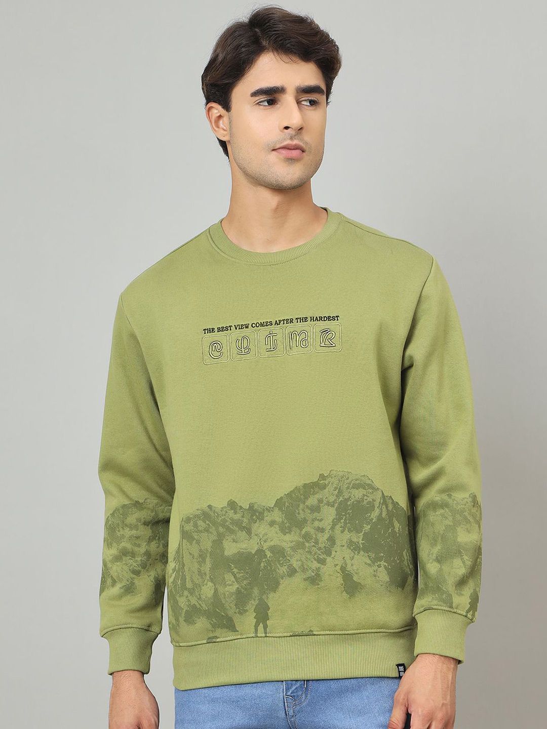 Duke Men Round Neck Typography Printed Sweatshirt-picture-28