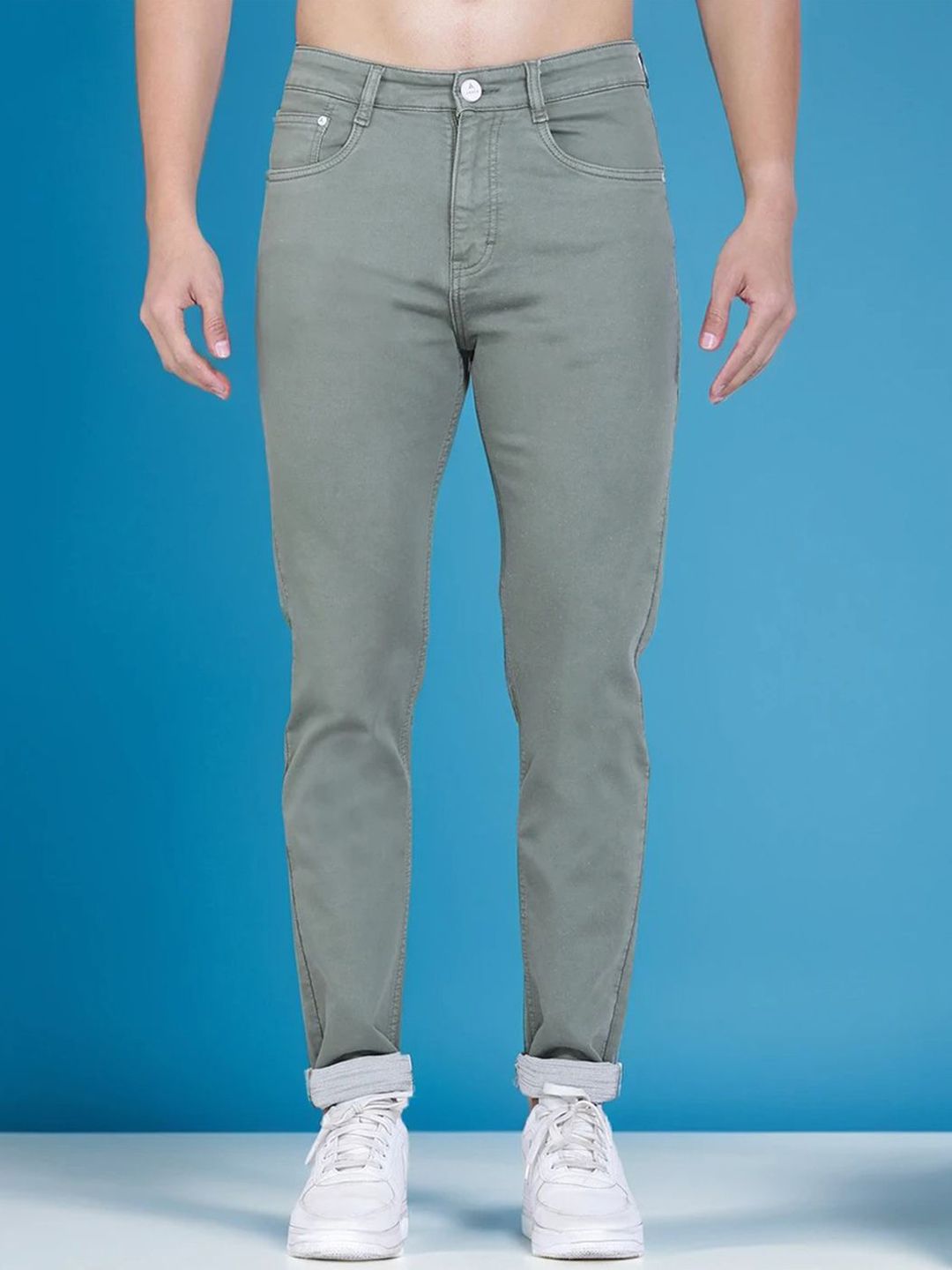 AWACK Men Comfort Slim Fit High-Rise Stretchable Denim Jeans-image-30