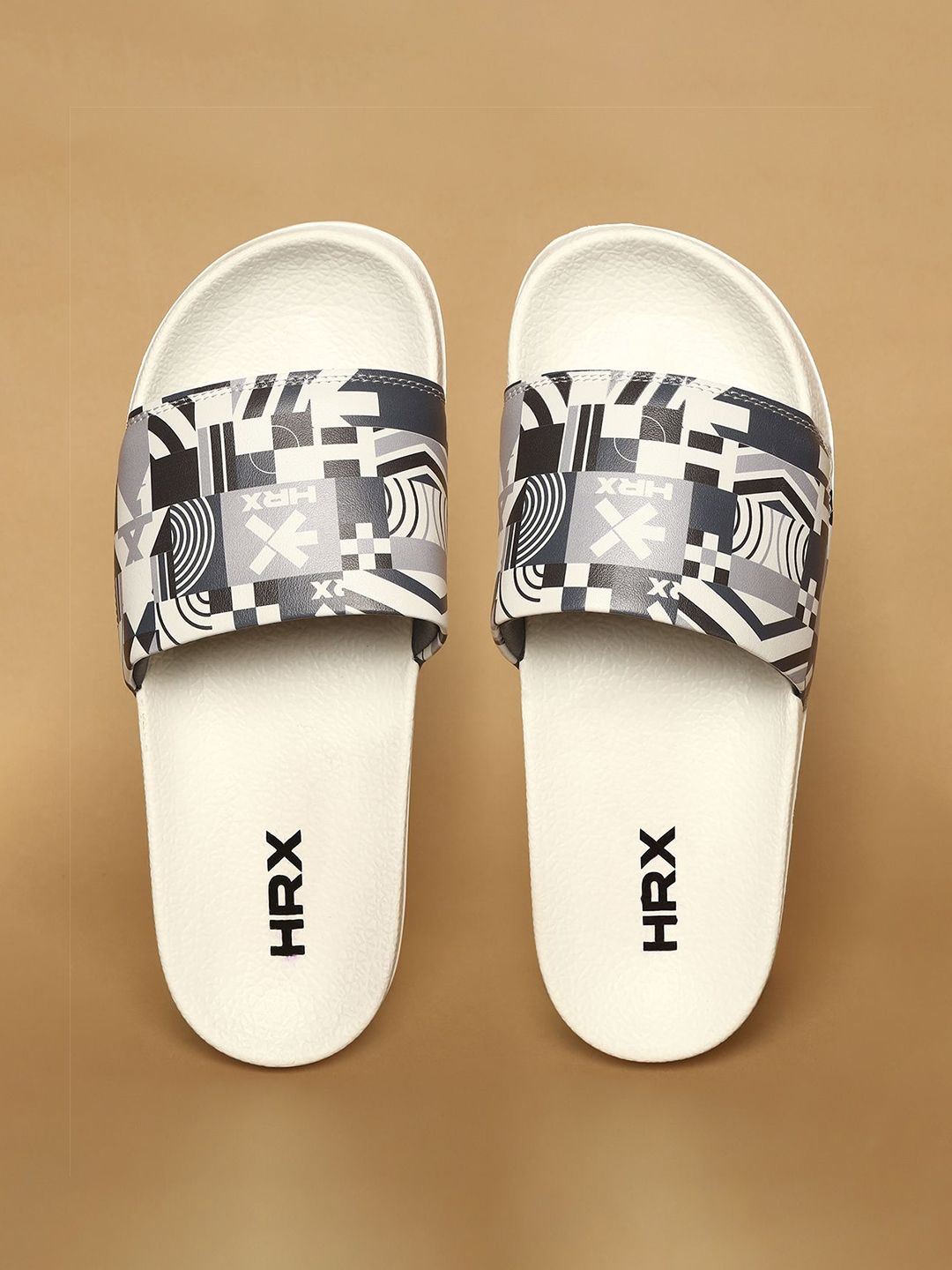 HRX by Hrithik Roshan Men Printed Sliders-picture-29