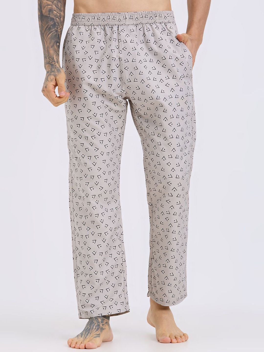 TCI Men Printed Cotton Lounge Pants-picture-27