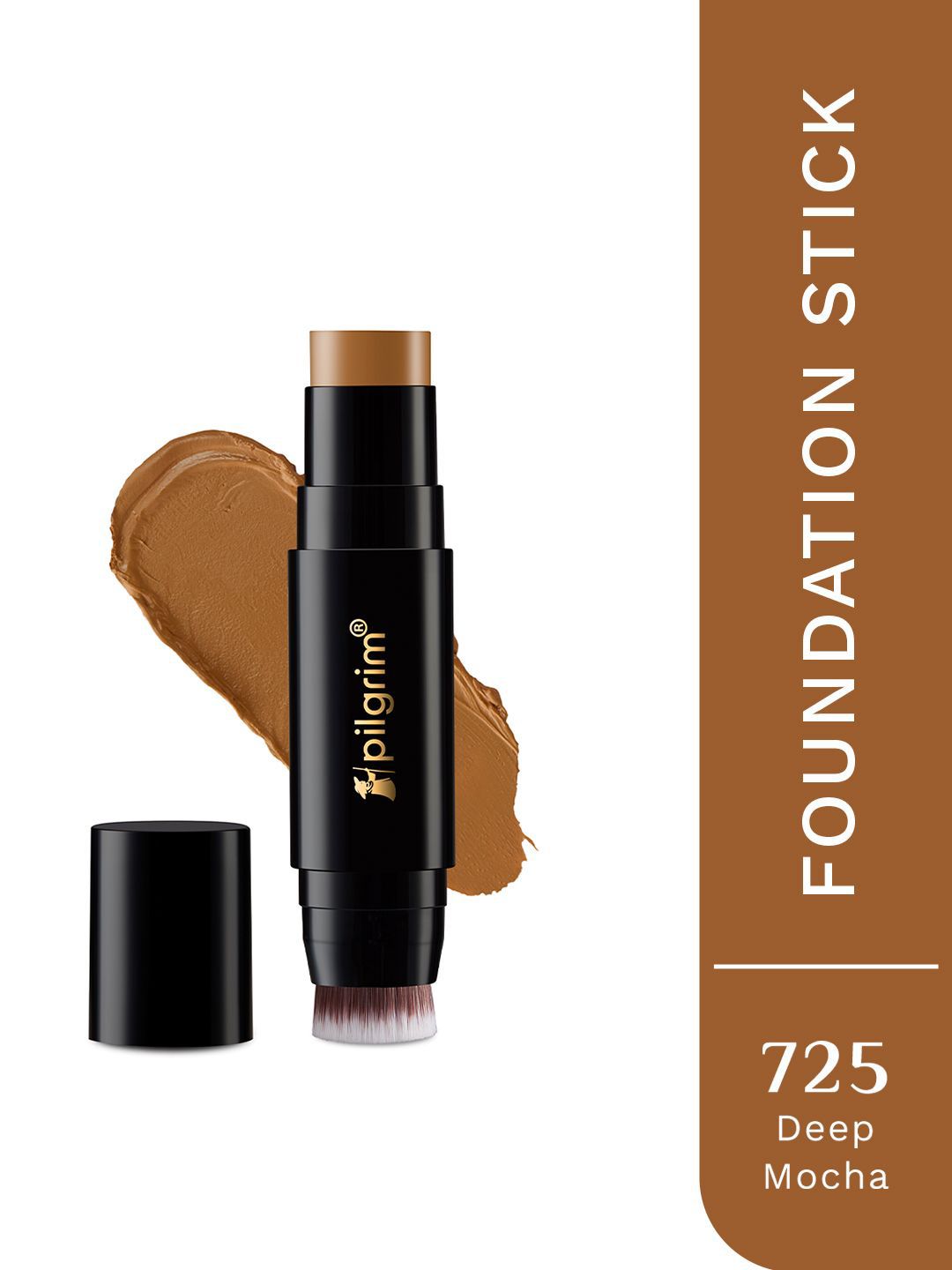 Pilgrim Dream Matte Full Coverage Foundation Stick- 10 g- Deep Mocha-725-picture-40