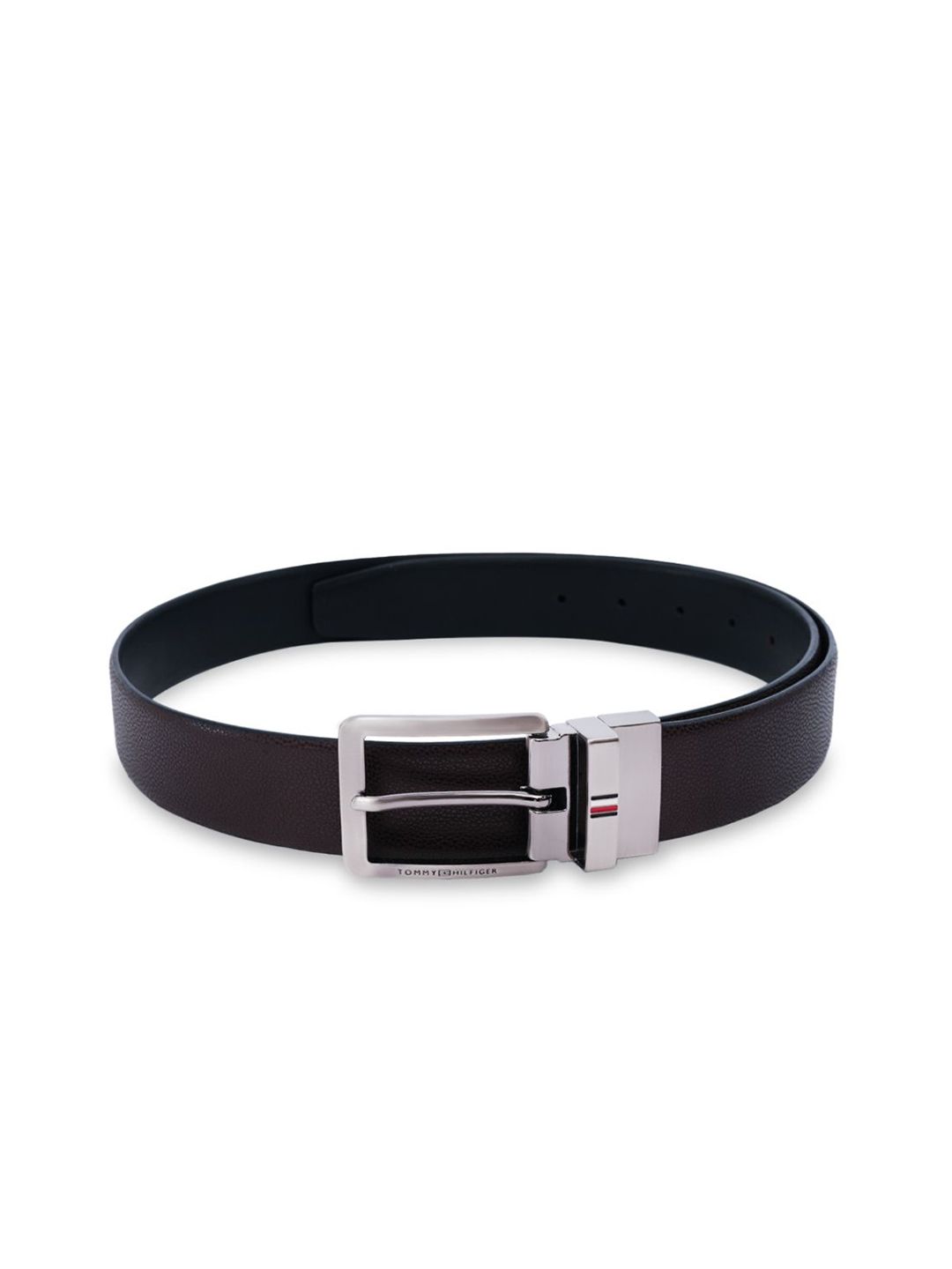 Tommy Hilfiger Men Leather Reversible Belt With Tang Closure-picture-11