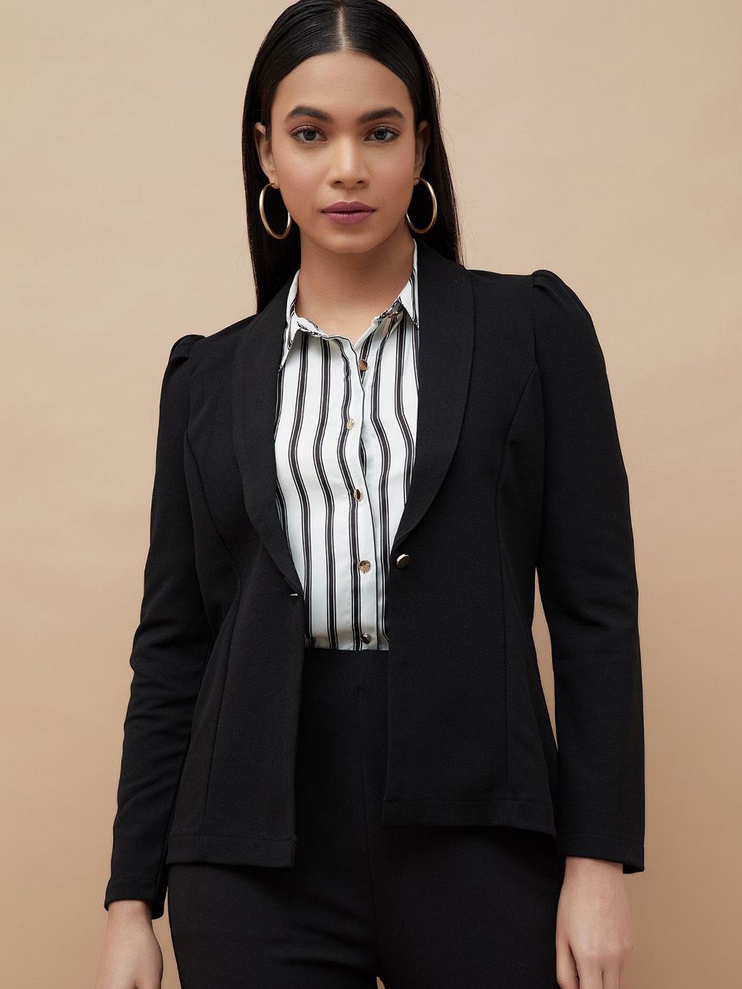 CODE by Lifestyle Women Solid Tailored Jacket