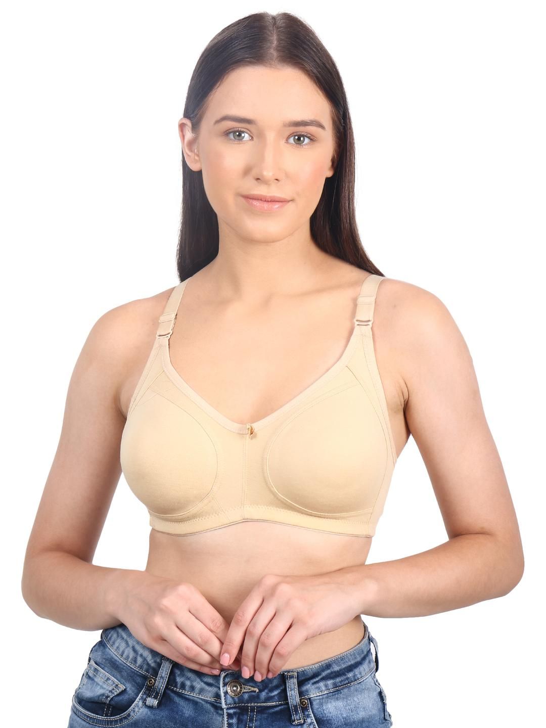 VANILA Pack Of 2 Non padded Non-wired Bra Full Coverage Solid Bra-picture-34