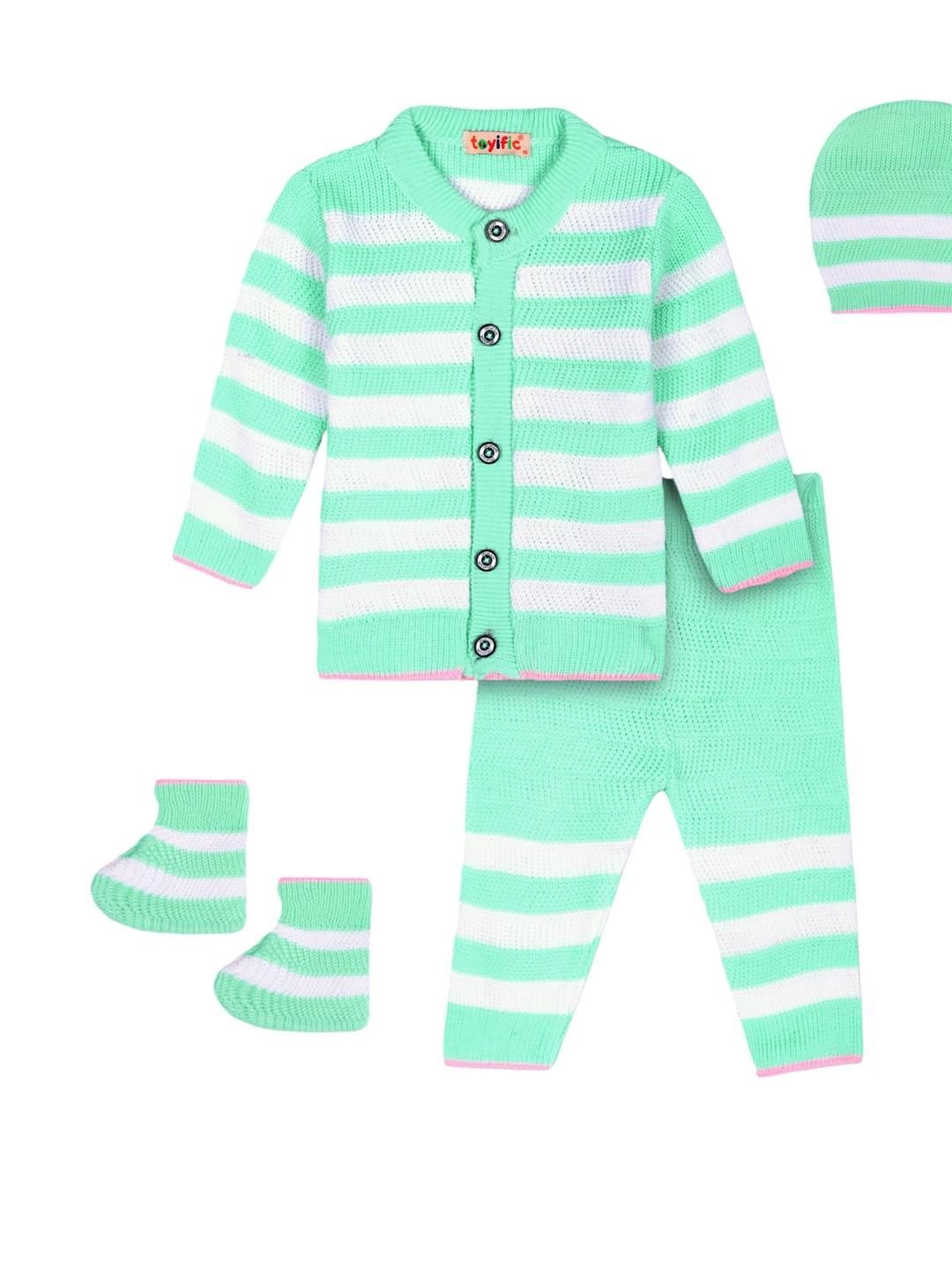 toyific Kids Woolen Sweater & Trousers With Booties & Cap-picture-22