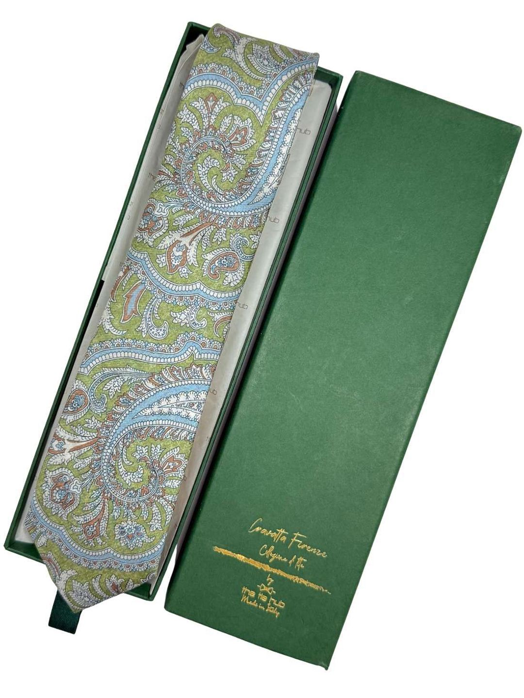 The Tie Hub Paisley Printed Skinny Ties-picture-12
