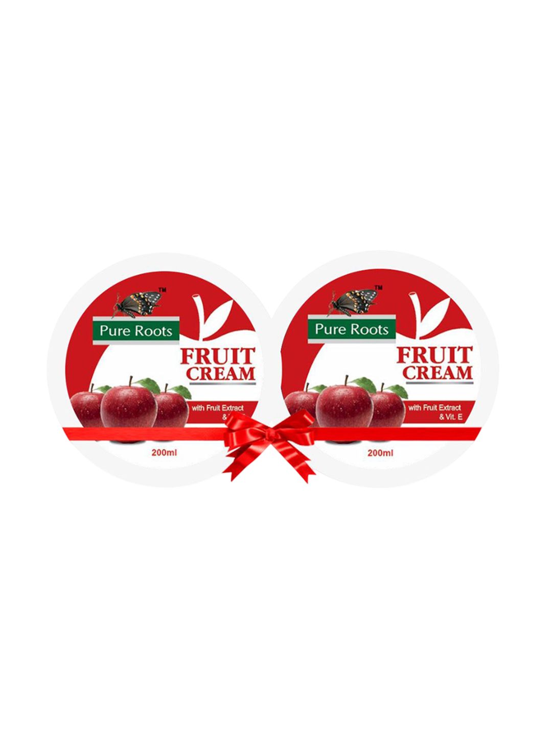 pure roots Set Of 2 Fruit Vitamin E Cream - 200 ml Each