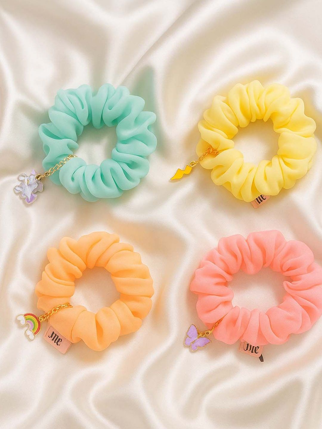 HAIR DRAMA CO. Women Set of 4 Ponytail Holders-picture-41