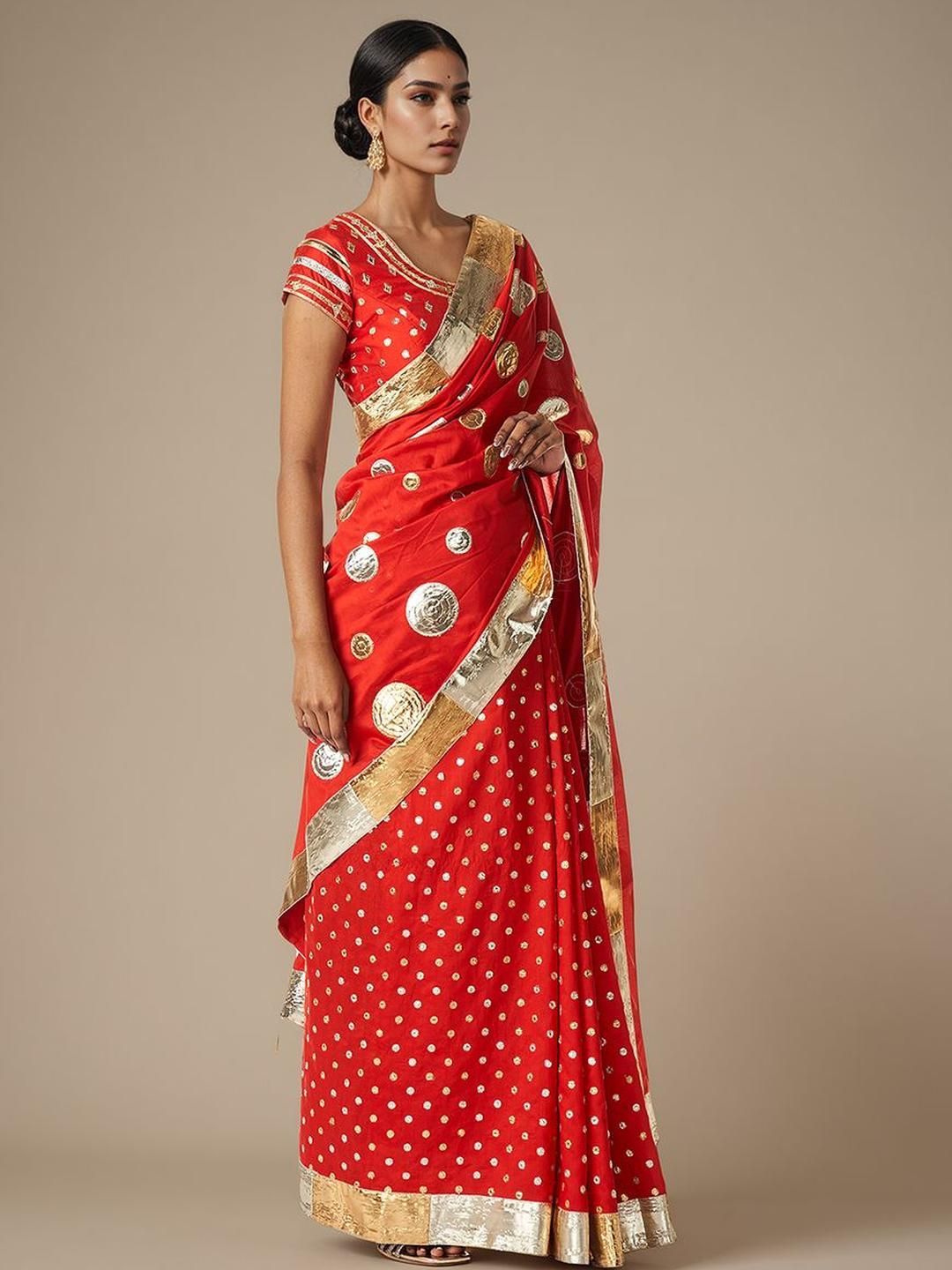 Gulabo by Abu Sandeep Gotta Patti Embellished Saree-picture-52