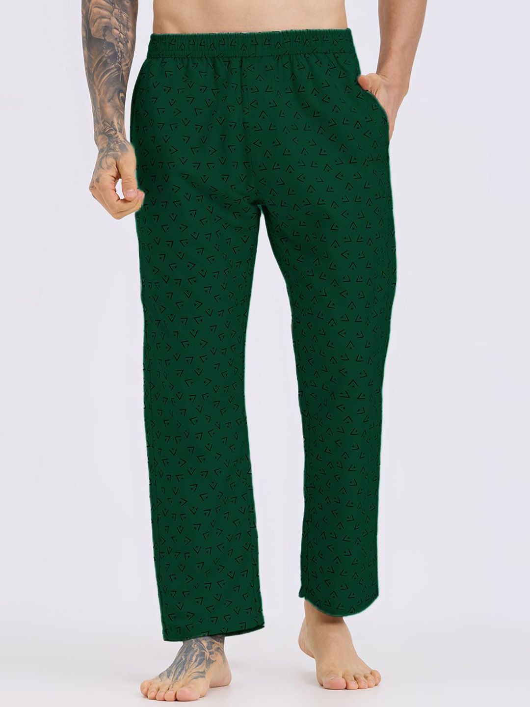 TCI Men Printed Cotton Lounge Pants-picture-13