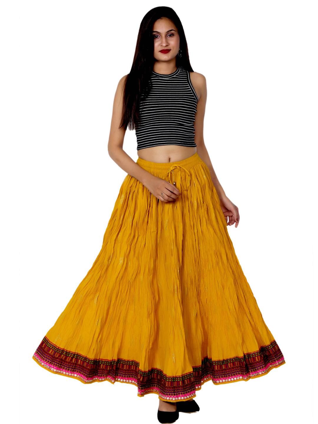 JFT Jaipur Fabtex Women Paisley Printed Pure Cotton Skirt-picture-13