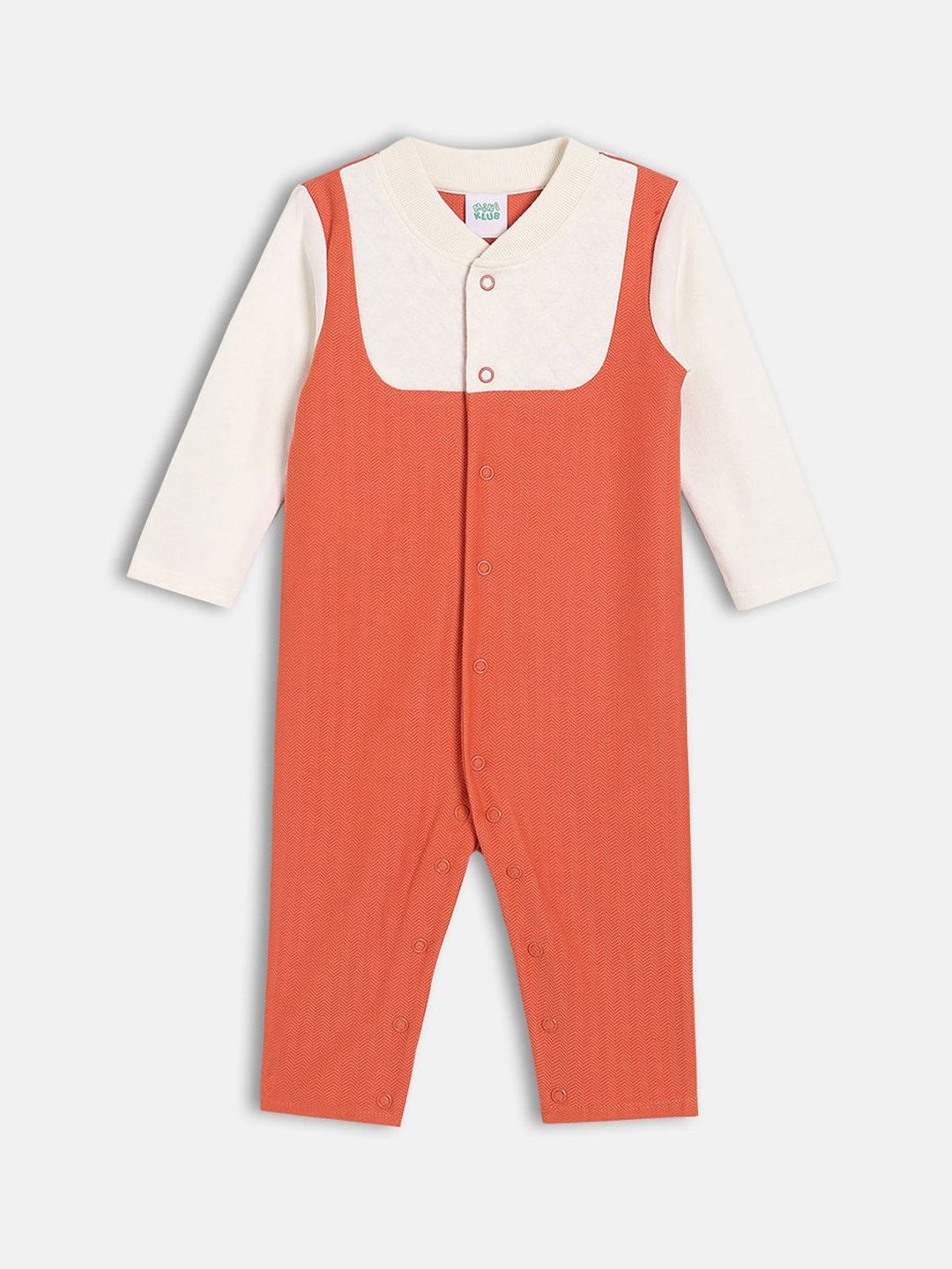 MINI KLUB Infants Colourblocked Pure Cotton Romper-picture-30