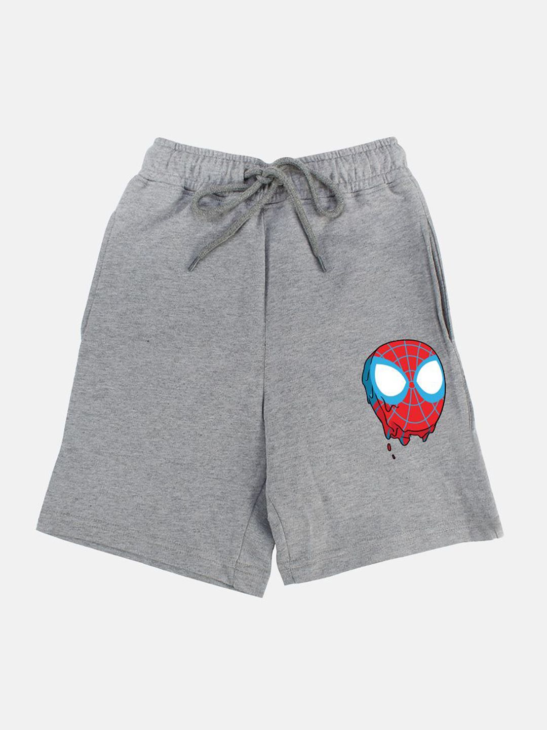 YK Marvel Boys Spider Man Printed Mid-Rise Regular Fit Shorts-picture-37