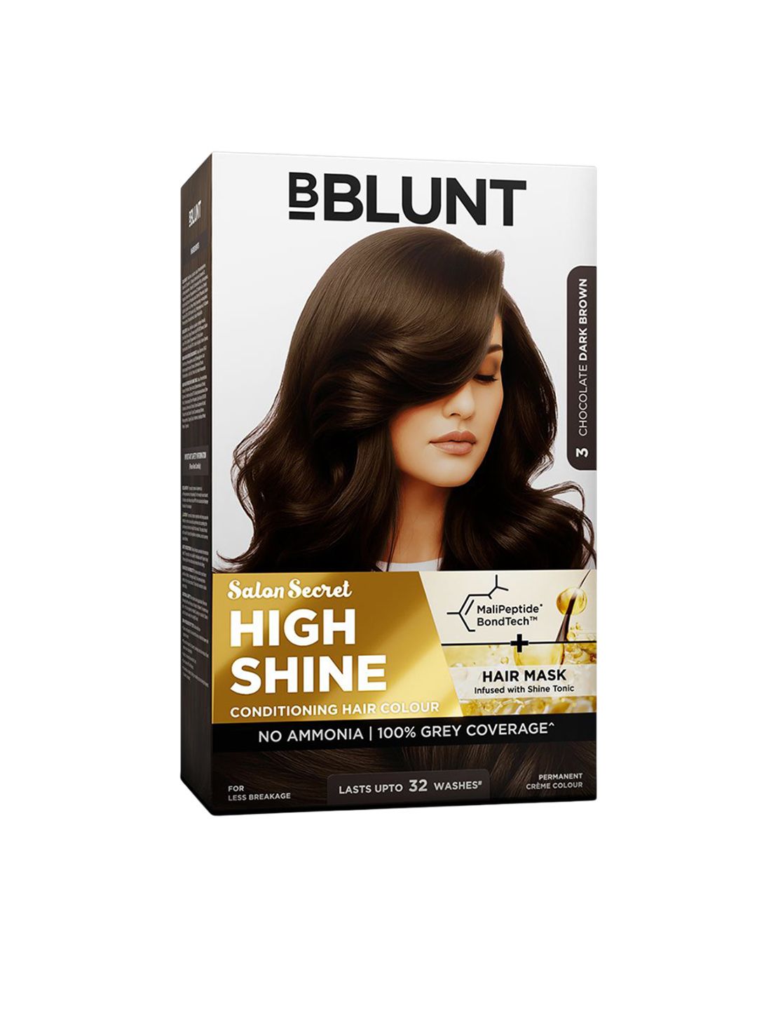 BBLUNT Salon Secret High Shine Conditioning Hair Colour - 130 g - Natural Brown-picture-18