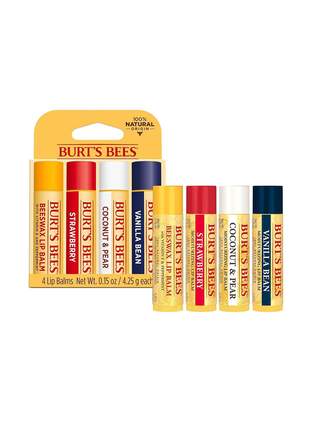 Burt's Bees Set Of 4 Multi Lip Balm - 4.25 g Each-picture-27