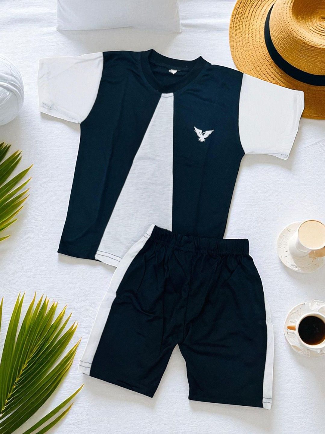 Moda Rapido Boys Colorblocked T-shirt With Shorts-picture-33