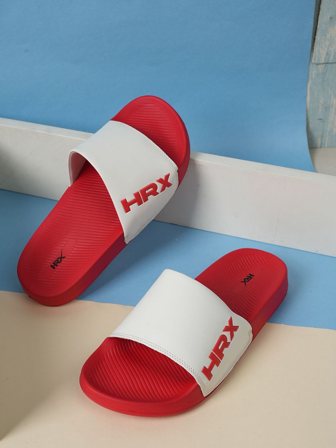 HRX by Hrithik Roshan Unisex Printed Sliders-image-20