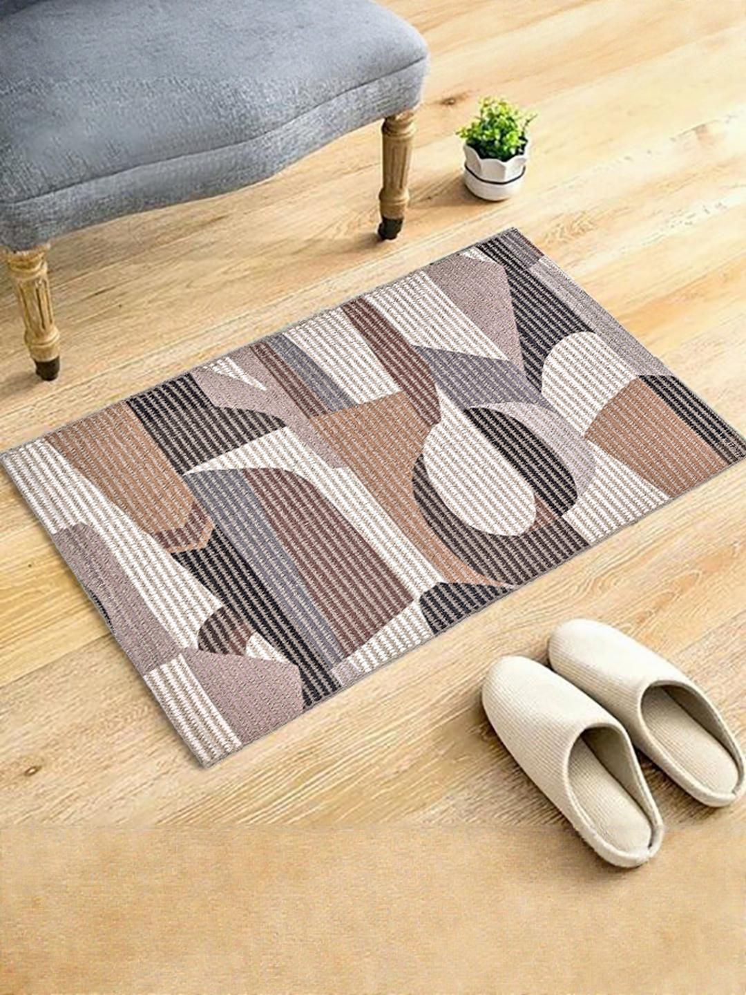22x36 Inch Non-Slip & Soft Washable Boho Geometric Dhurrie-image-30