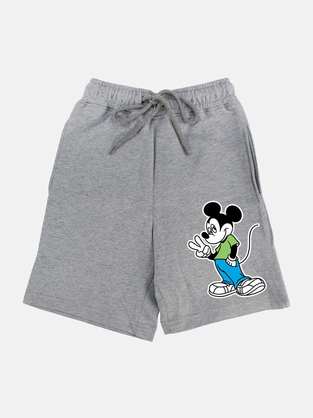 YK Disney Boys Mickey Mouse Printed Regular Fit Mid-Rise Short-picture-53
