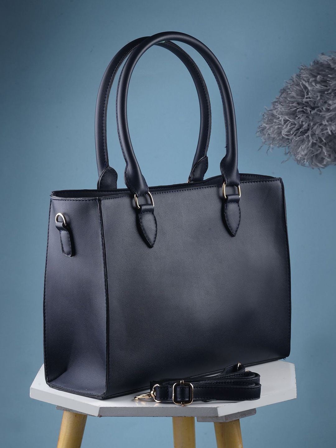FOR THE BEAUTIFUL YOU PU Structured Satchel-picture-17