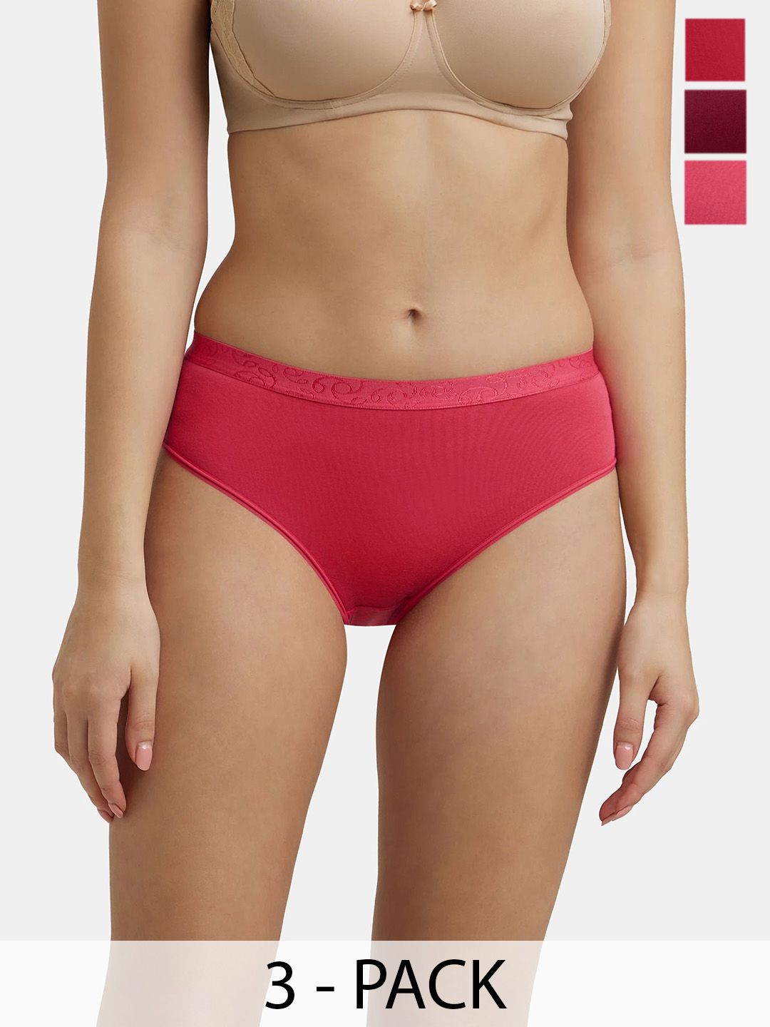 Jockey Pack Of 3 Assorted Hipster Briefs 3001-0305-ASSTD-picture-32