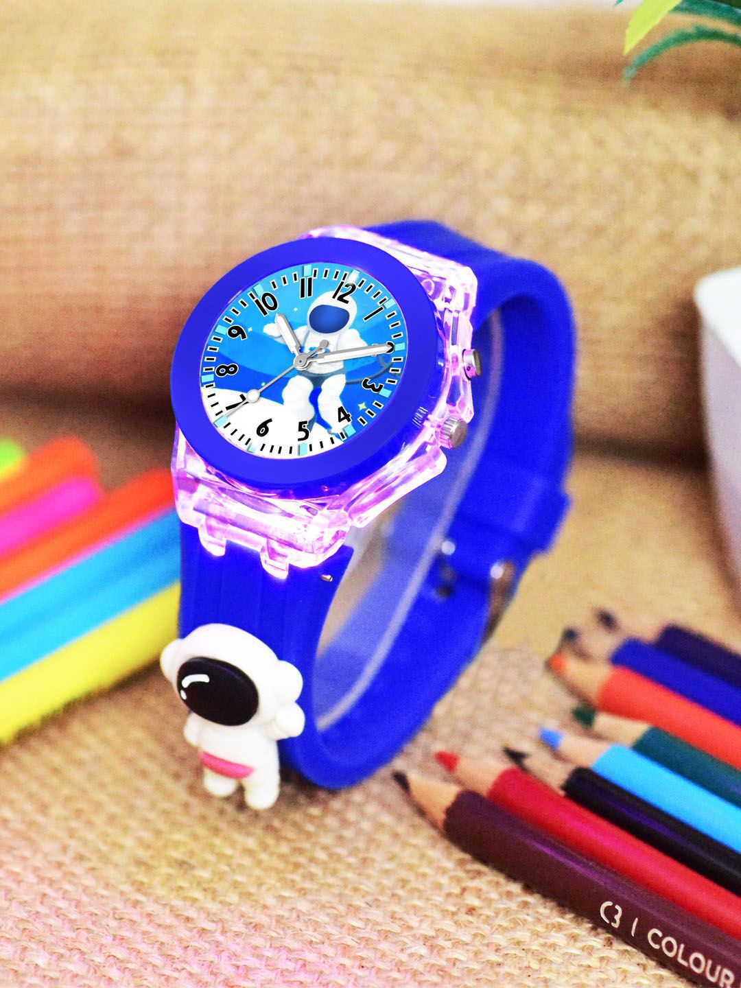 Cloudwood Boys Patterned Dial & Straps Analogue Multi Function Watch 327 Astro-picture-41