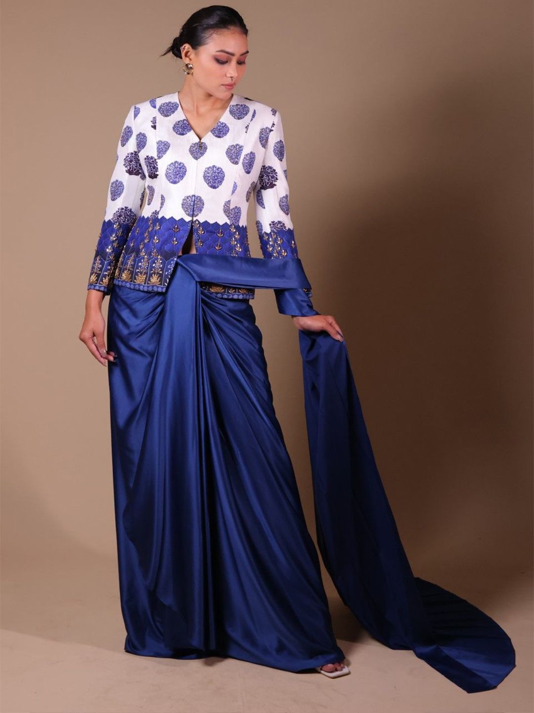 THETAA Saree With Stitched Blouse-picture-26