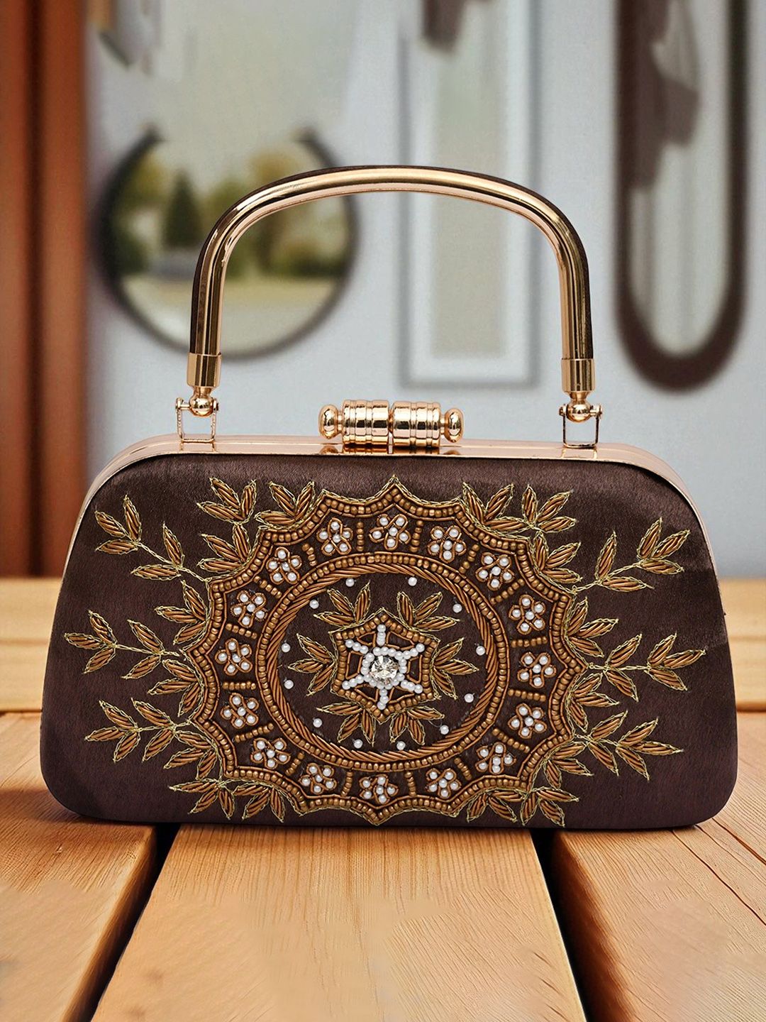 FOR THE BEAUTIFUL YOU Embellished Box Clutch-picture-38