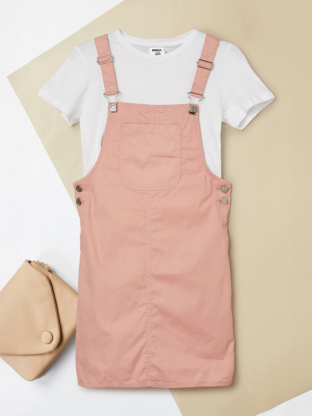 max Girls Cotton Pinafore Dress-picture-37