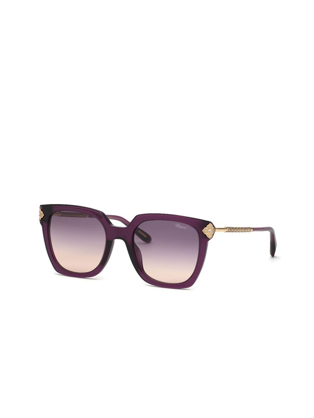 Chopard Women Square Sunglasses with UV Protected Lens SCH336S5496ZSG-picture-24