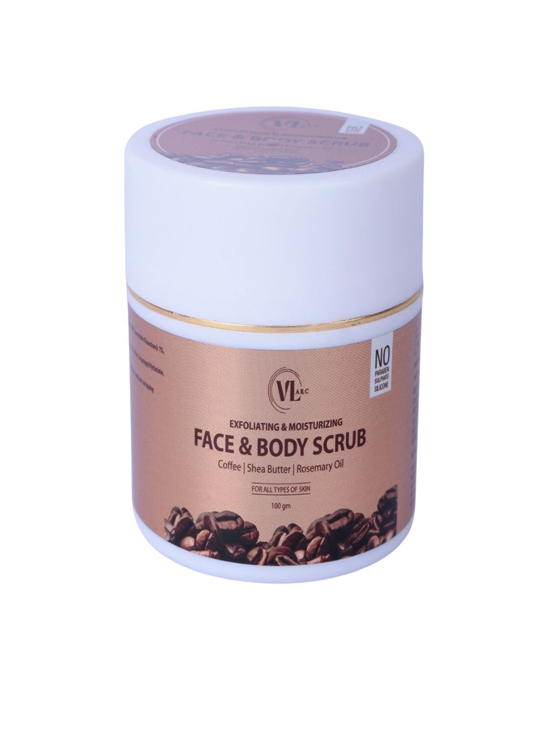VLARC Skin Brightening & Exfoliating & Moisturizing Face & Body Coffee Scrub- 100 g-image-34