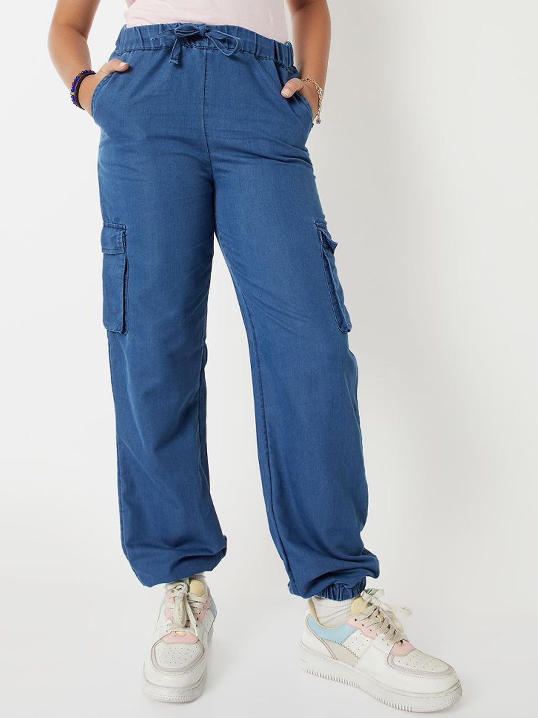 max Girls Relaxed Fit Cotton Trousers-picture-37