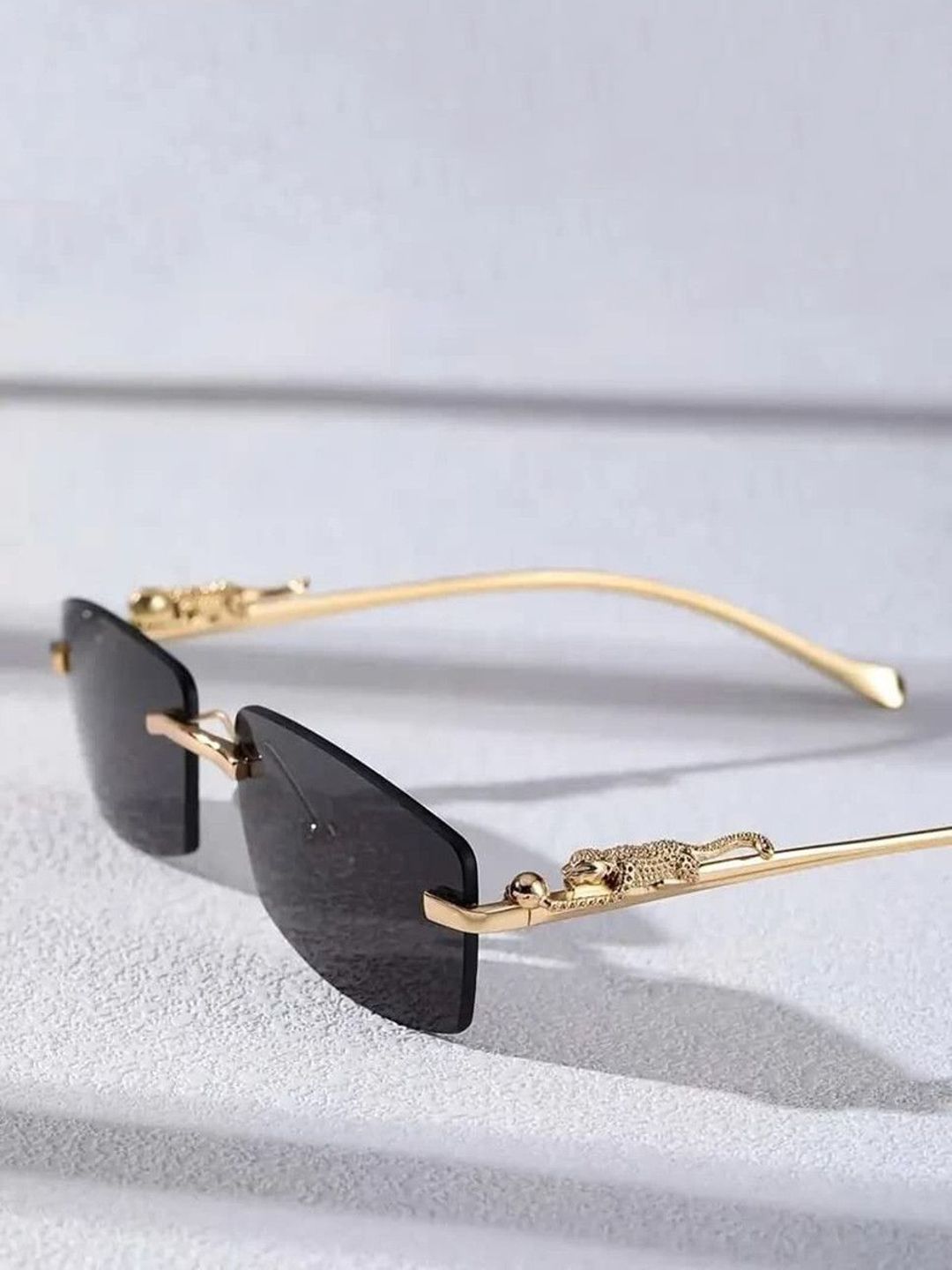 HAYDEN haiza Men Rimless Rectangle Sunglasses With Polarised Lens jag-1-image-45
