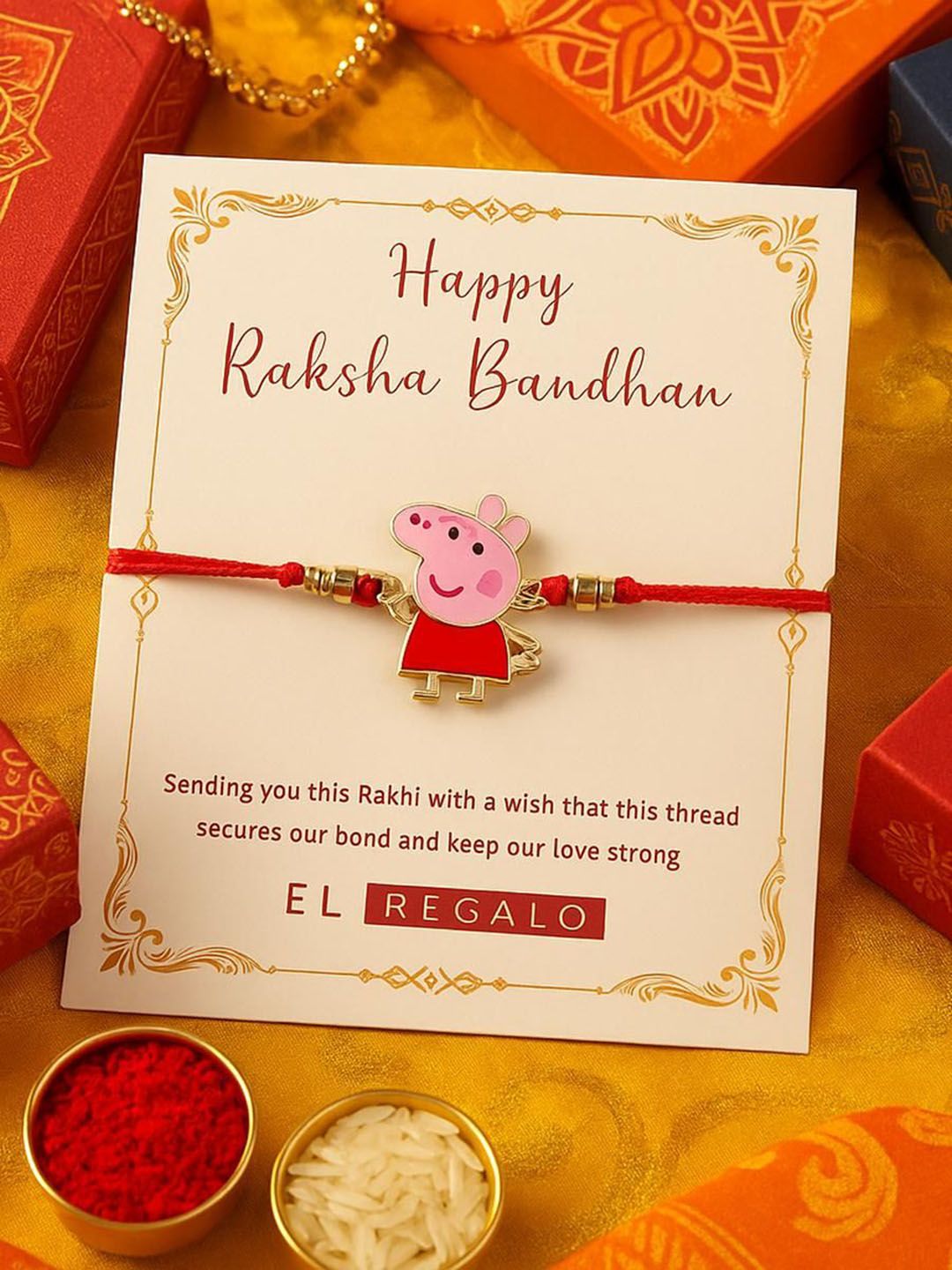 EL REGALO Kids Thread Rakhi-picture-14