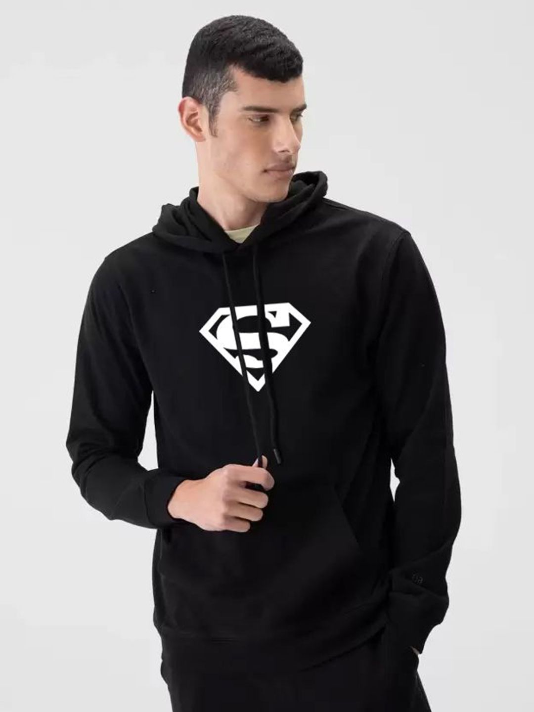 Organic Chics Men Printed Hooded Pullover Sweatshirt-picture-40