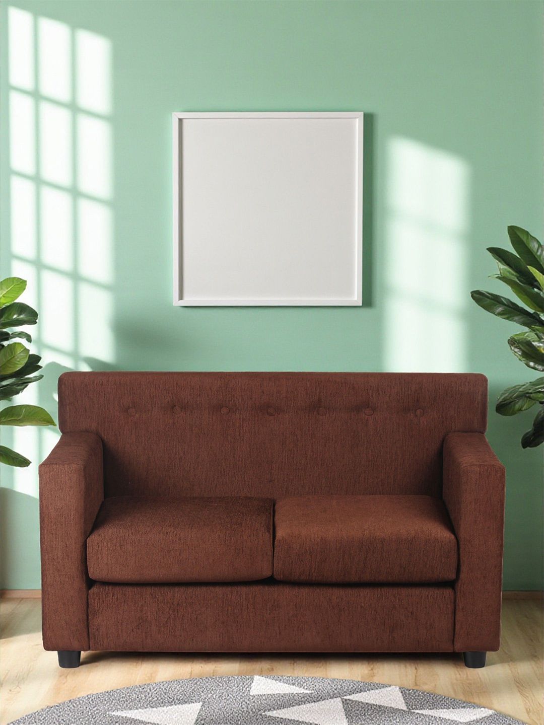 Ikiriya Brown 2 Seater Sofa