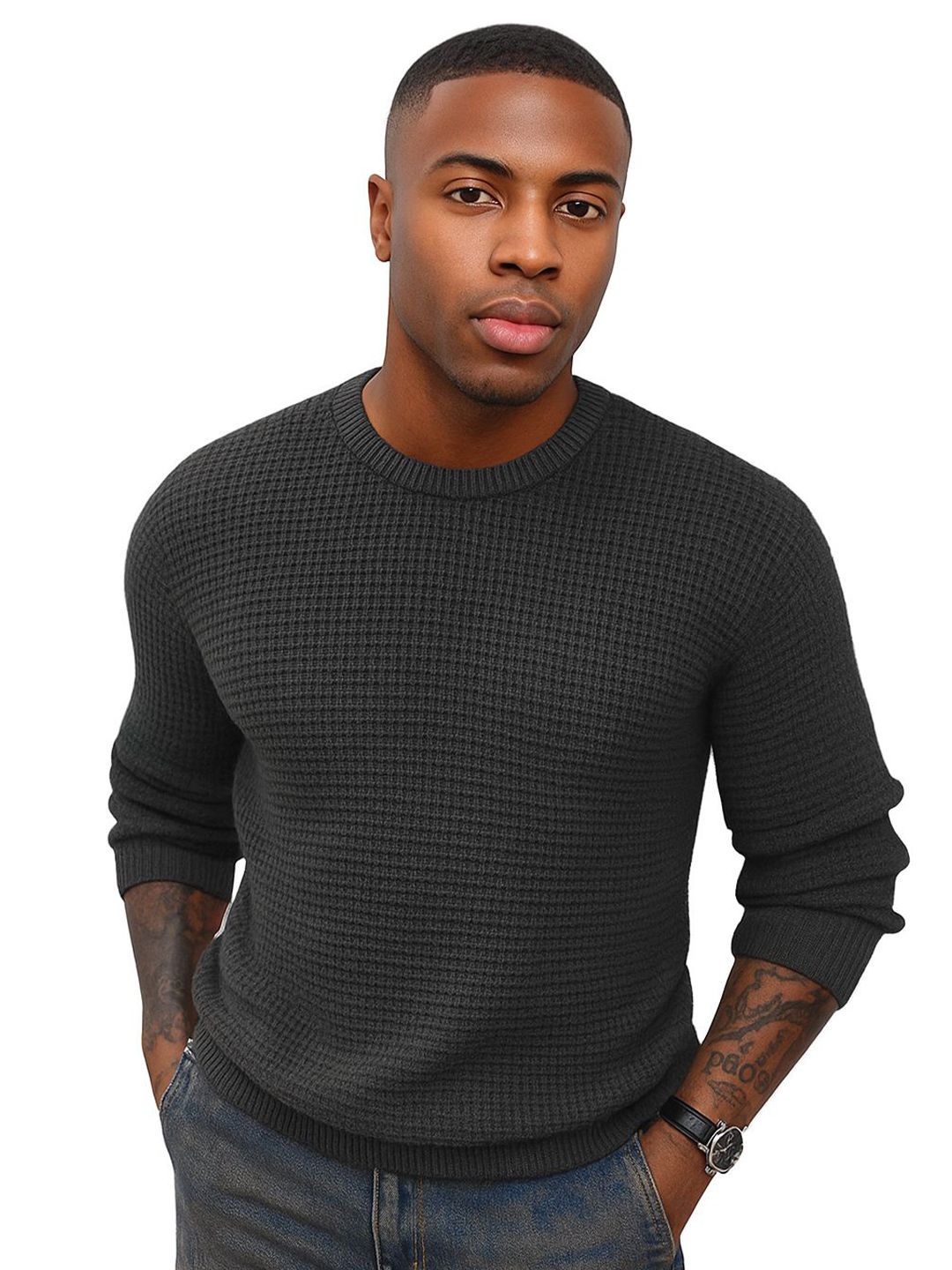 Colorchakra Men Wool Blend Pullover-picture-27