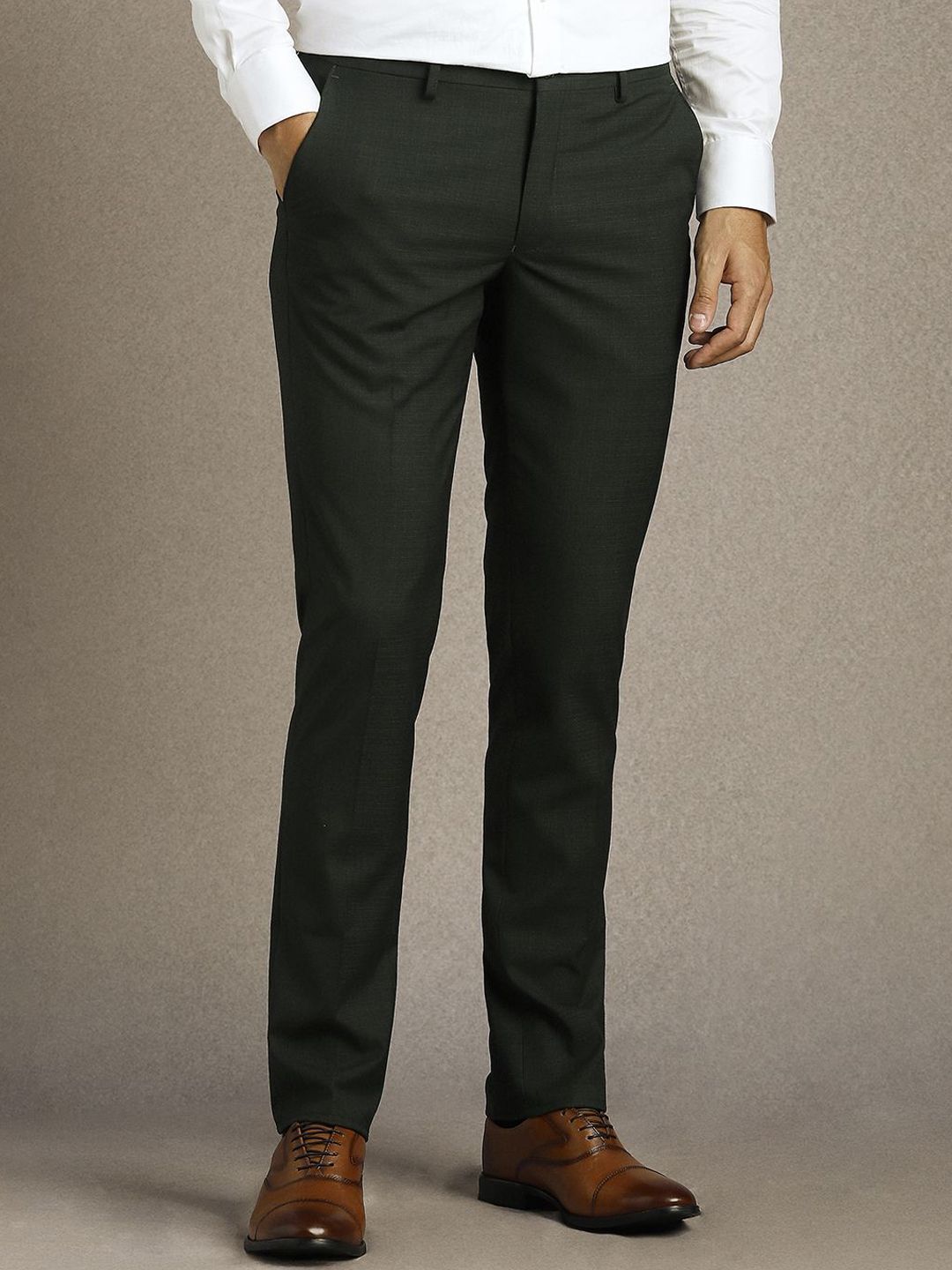 Louis Philippe Men Slim Fit Trousers-picture-27
