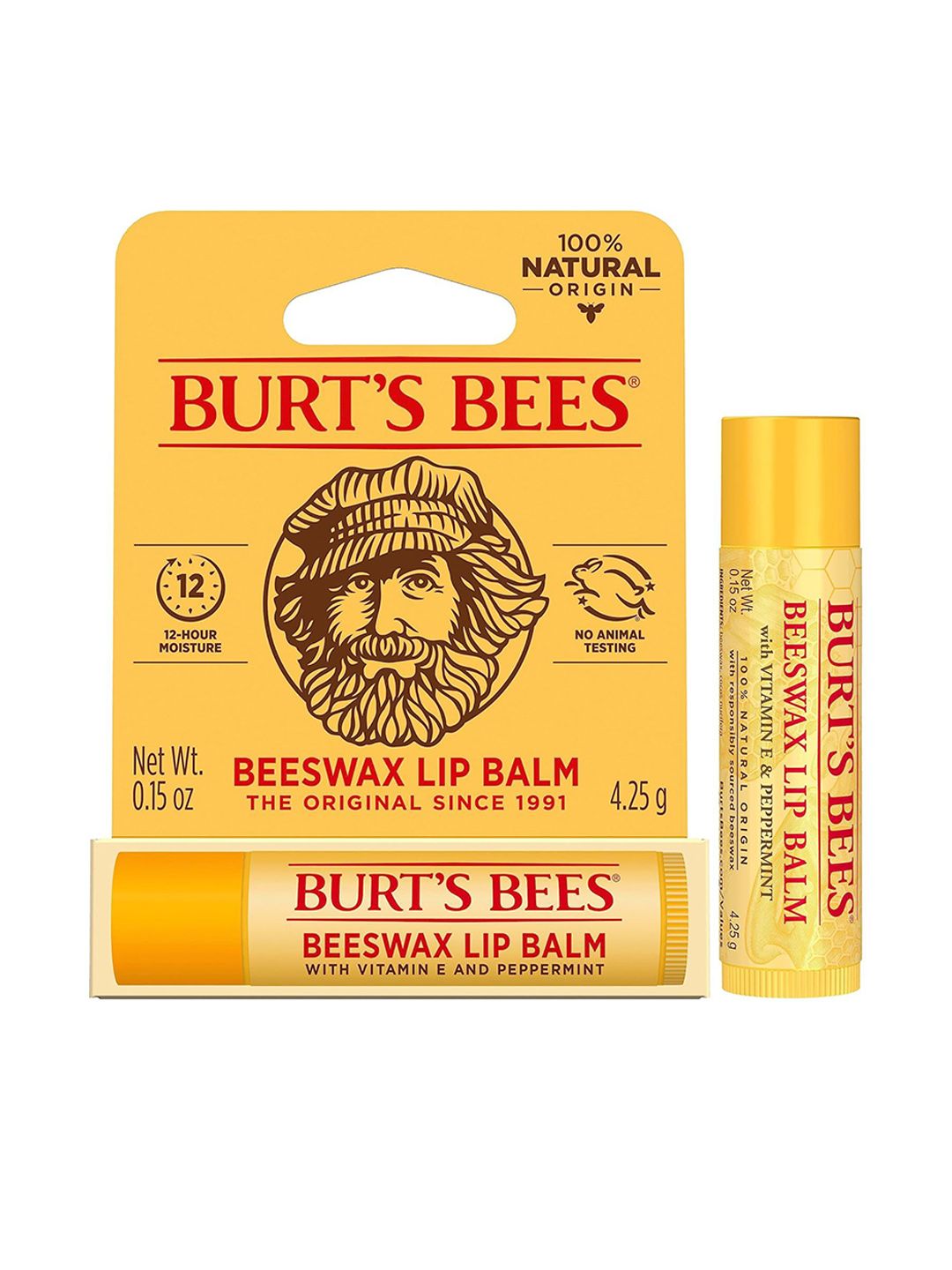 Burt's Bees Beeswax Lipbalm With Vitamin E & Peppermint - 4.25 g-image-20