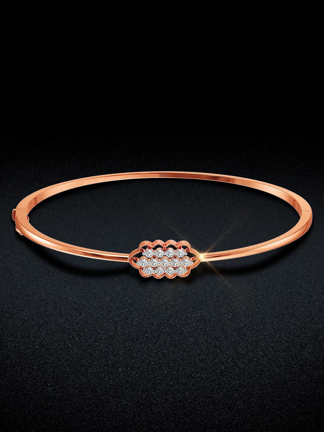 Joyalukkas Sparkling Cluster Diamond Bracelet-7.11 gm-image-26