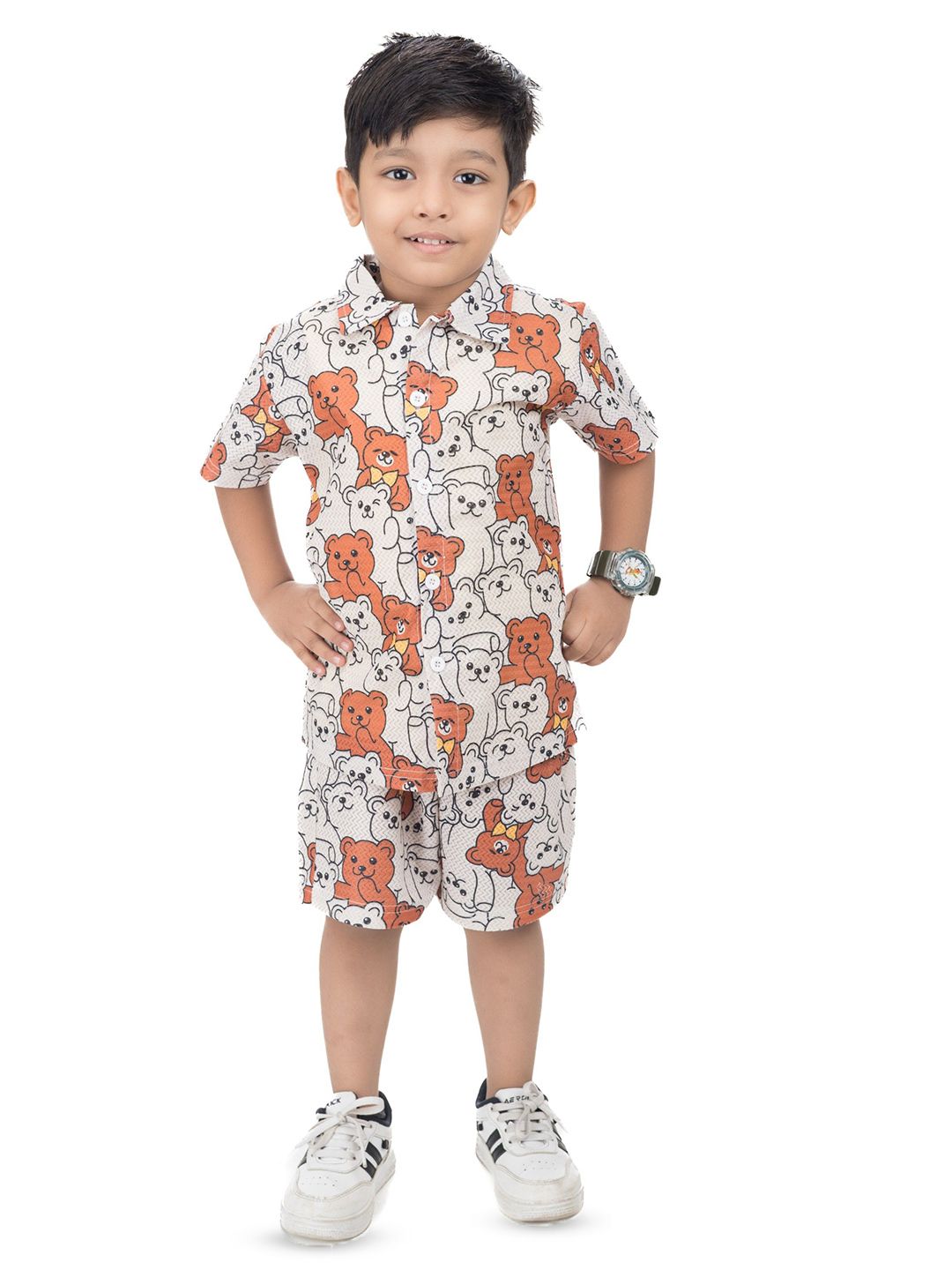 NEW GEN Boys Printed Shirt with Shorts-picture-57