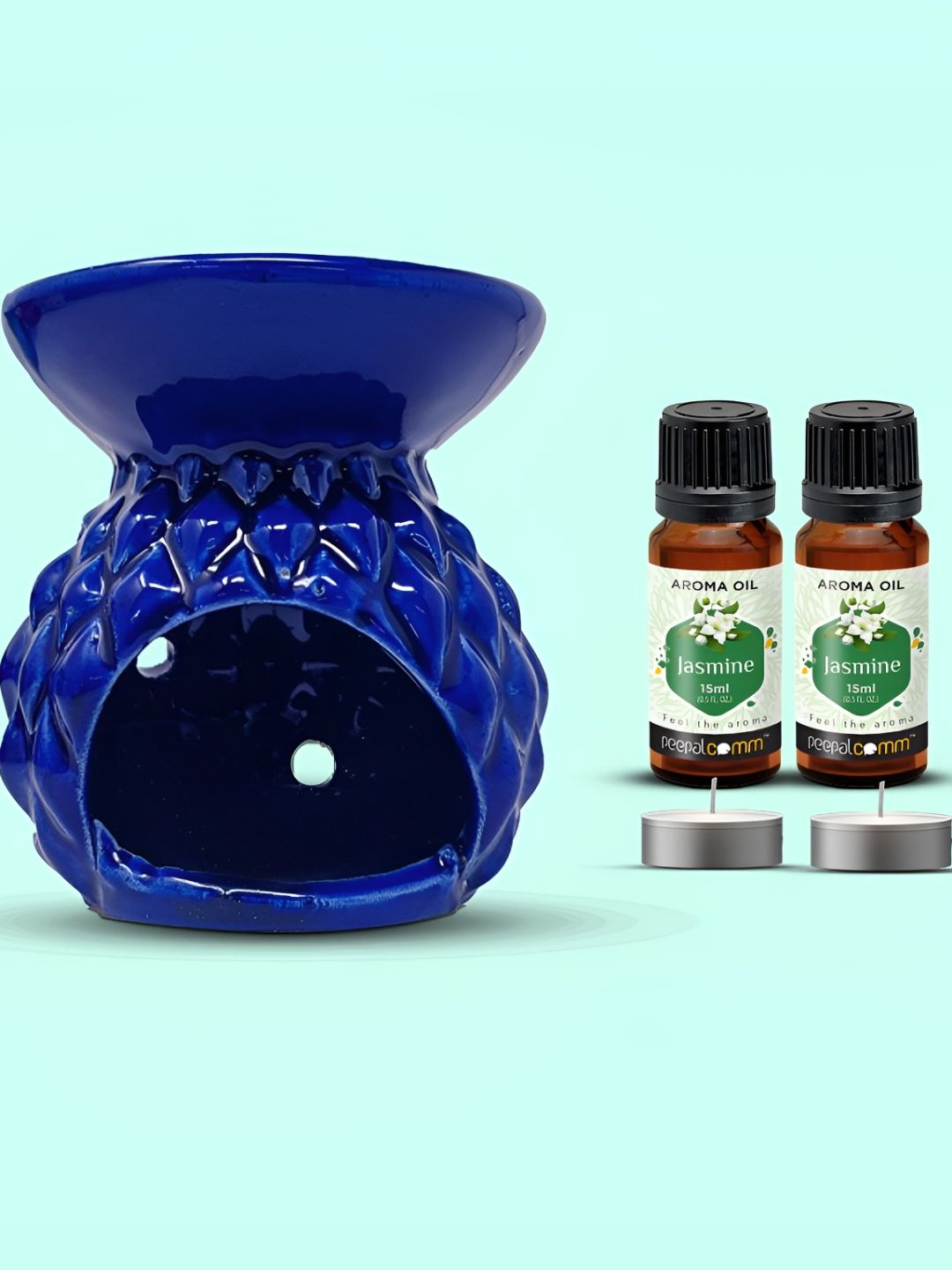 PEEPALCOMM 3-Pcs Blue Aroma Oil Diffuser With Scented Oils (15ml)-picture-40