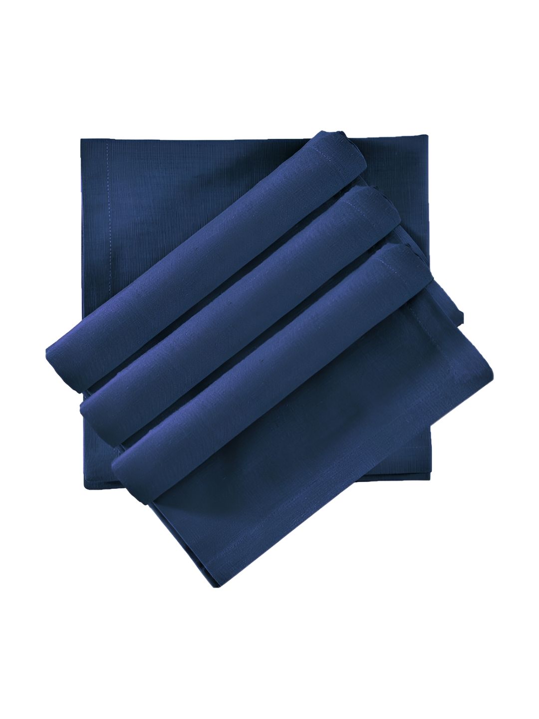 LUXEHOME INTERNATIONAL 4-Pcs Navy Blue Pure Cotton Table Napkins-picture-36